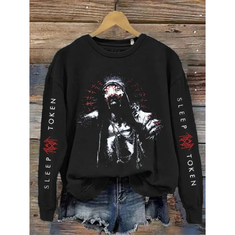 Sleep Token - Synapses Print Vintage Sweatshirt - Hoodie, Gift For Fan Sleeves With Designs T-Shirts | HypeCrazeTee.com
