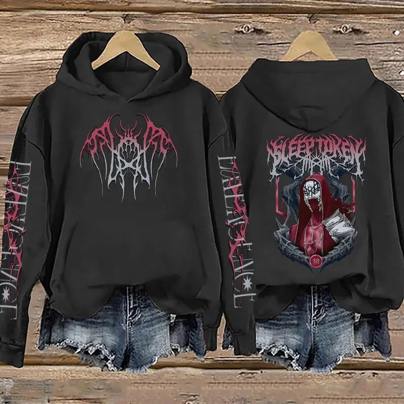 Sleep Token EVEN ARCADIA TOUR RETRO BAND LOGO Print Vintage Fan Sleeves STP T-Shirts, Hoodie, Sweatshirt