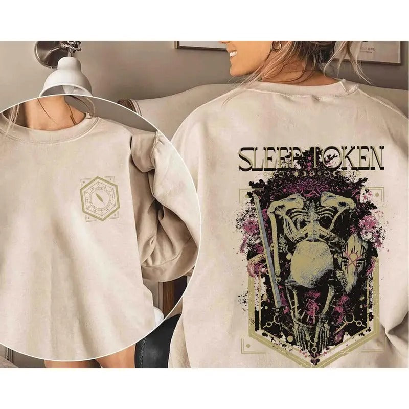 Sleep Token 2 Sides THE EVEN IN ARCADIA TOUR T-Shirt, Comfort Colors T-Shirt, Wash Shirt Gift For Fan Type 10 P4SIEA...