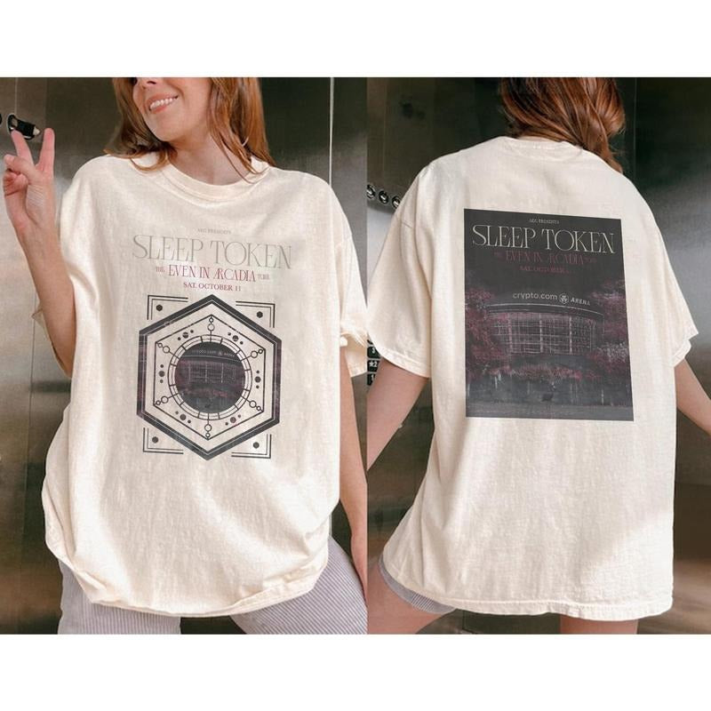 Sleep Token 2 Sides THE EVEN IN ARCADIA TOUR T-Shirt, Comfort Colors T-Shirt, Wash Shirt Gift For Fan Type 6 EAMYKH...