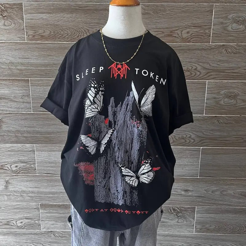 Sleep Token Butterflies Band Logo T-Shirt, Sweatshirt, Hoodie  #SLT20241 | HypeCrazeTee.com