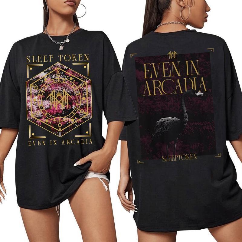 Sleep Token Even in Arcadia Tour 2025 T-Shirt Flamingo, Sleep Token Merch Rock Music Tee, Gifts for Fans Men Women Top...