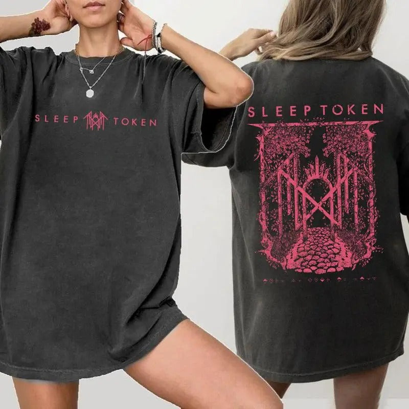 Sleep Token Silly Pullover  2 Sides T-Shirt, Trending Shirt For Sleep Token Tour, Gift for Men for Woman Casual Top for...