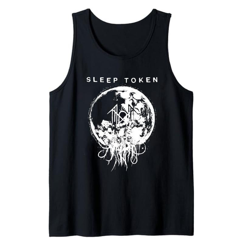Sleep Token Take Me Back To Rock T-Shirt With Lettering Design On Top Made Of Pure Cotton, Suitable For All Seasons,...