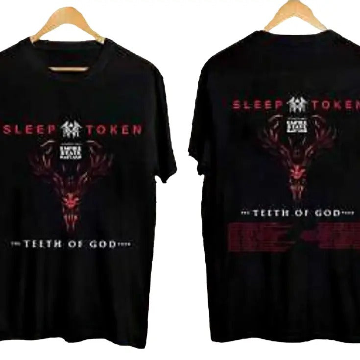Sleep Token The Teeth Of God Tour 2024 Concert Music T-Shirt Hoodie, Sweatshirt | HypeCrazeTee.com