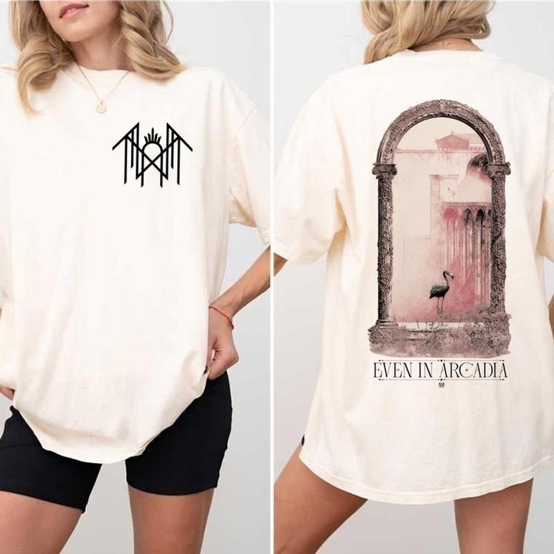 Sleeptoken Even In Arcadia Flamingo Shirt, Tour Music 2025 T Shirt, Gift For Fan, Unisex Short Sleeve Tee Hoodie, Sweatshirt