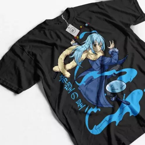 Slime Rimuru Tempest Short Sleeve T-Shirt Manga Unisex Summer Shirt All Size Hoodie, Sweatshirt | HypeCrazeTee.com