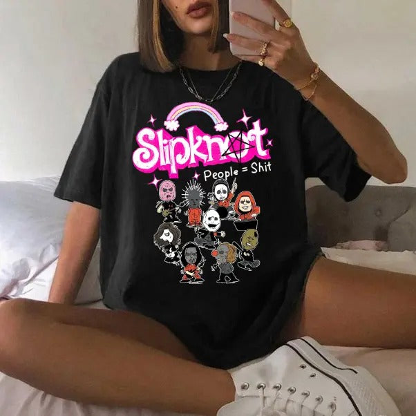 Slipknot Band Art T-Shirt People Album Metal band Gift For Fan Hoodie, Sweatshirt | HypeCrazeTee.com