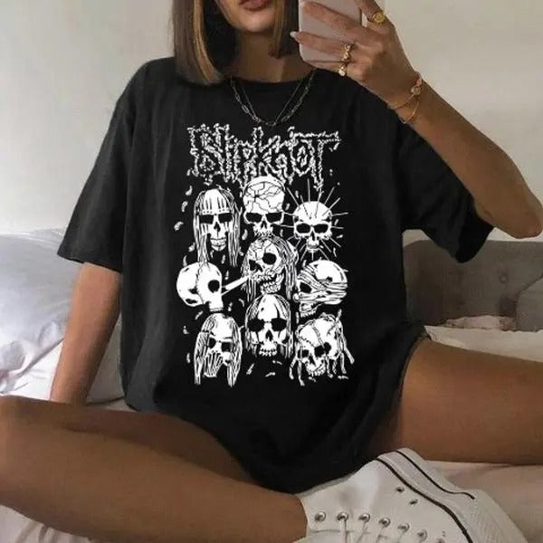 Slipknot Heavy Metal Rock Band Unisex Heavy Cotton Tshirt Hoodie, Sweatshirt | HypeCrazeTee.com