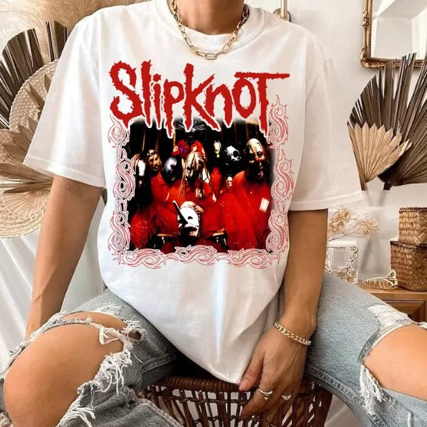 Slipknot Rock Band Frame Album Mens Metal Tee Unisex Cotton Shirt Hoodie, Sweatshirt | HypeCrazeTee.com