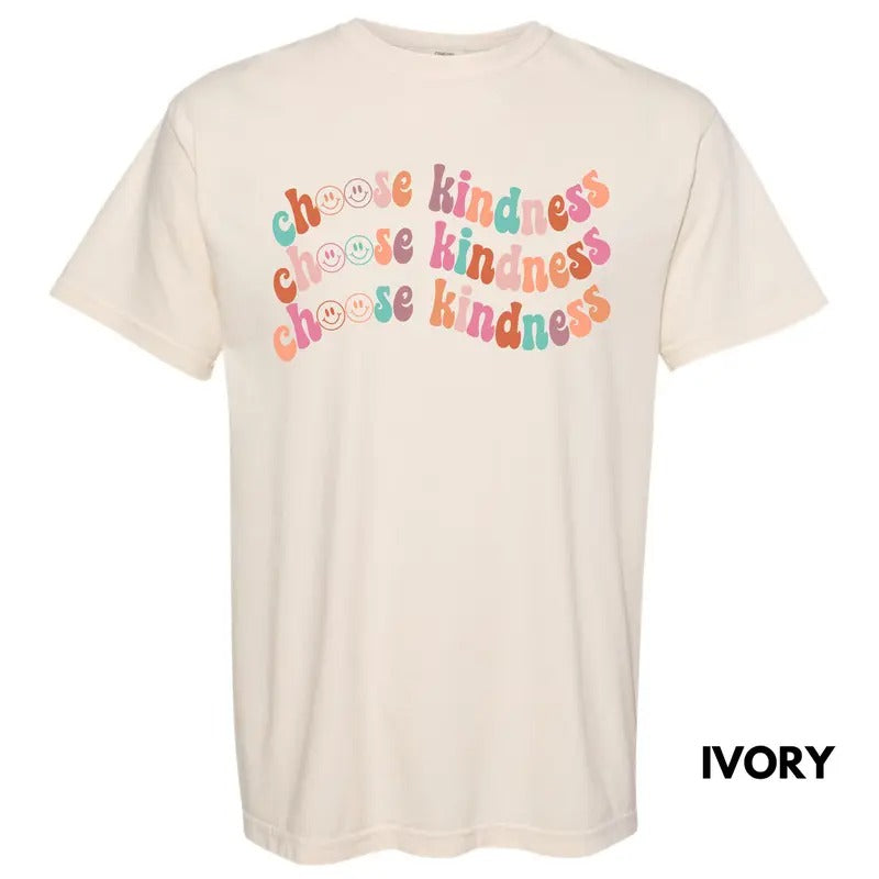 Smile Choose Kindness Comfort Colors T-Shirt 'NLB' Hoodie, Sweatshirt | HypeCrazeTee.com