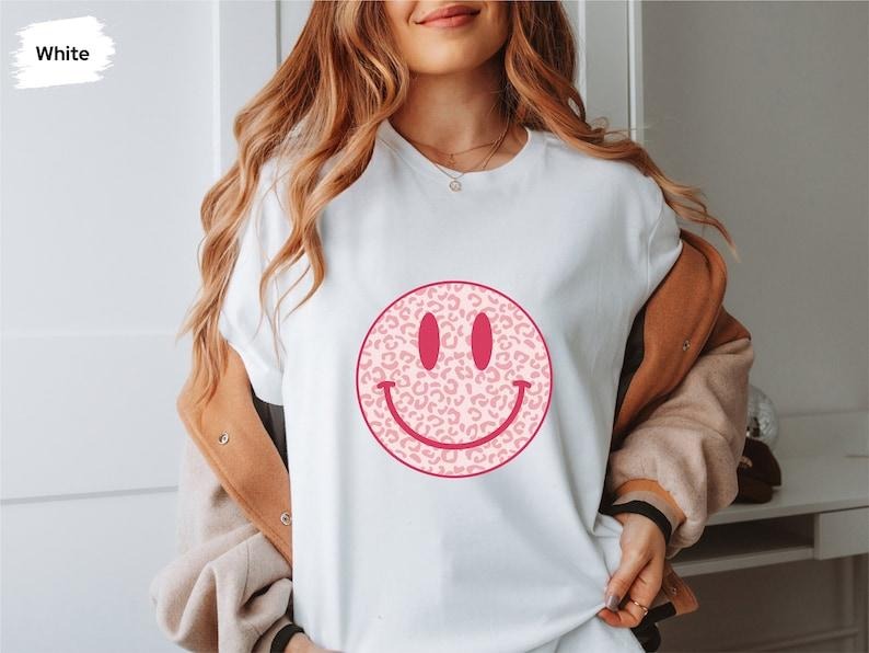 Smiley Face Happy Face Shirt Retro Shirt Retro Vintage ; Cotton Womenswear Light Polyester Light Polyester Solid Tops T-Shirts, Hoodie, Sweatshirt