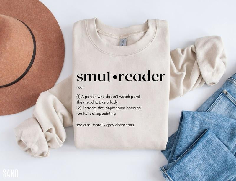 Smut Definition Sweatshirt, Smut Hoodie, Smut Book Sweater, Spicy Book Reader, Bookish, Funny Smut Shirt, Smut Gift, Dark...