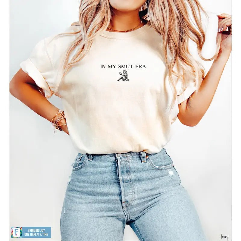 Smut Shirt Reading Spicy Books Shirt Bookish Shirt Smut Books Tee Smut Book Spicy Reader T-Shirt Book Lover Gift Reader...
