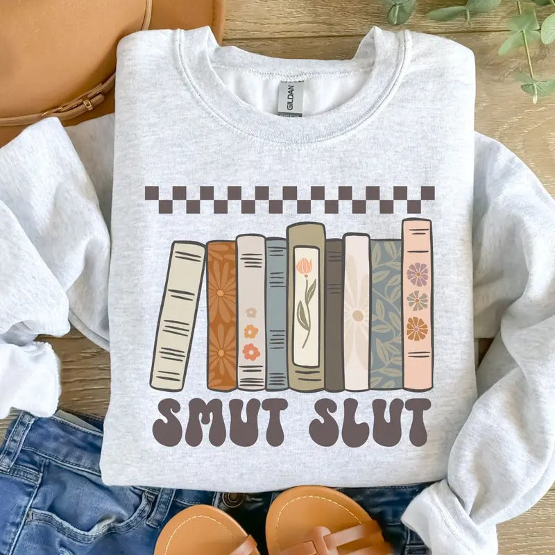 Smut Sl*T Ash Grey T-Shirts, Hoodie, Sweatshirt