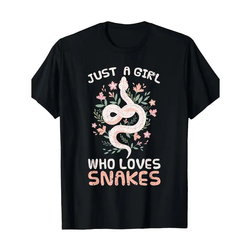 Snake Pet Lover Girl Woman Gift Snake T-shirt, Men's T-shirt Made in USA Hoodie, Sweatshirt | HypeCrazeTee.com