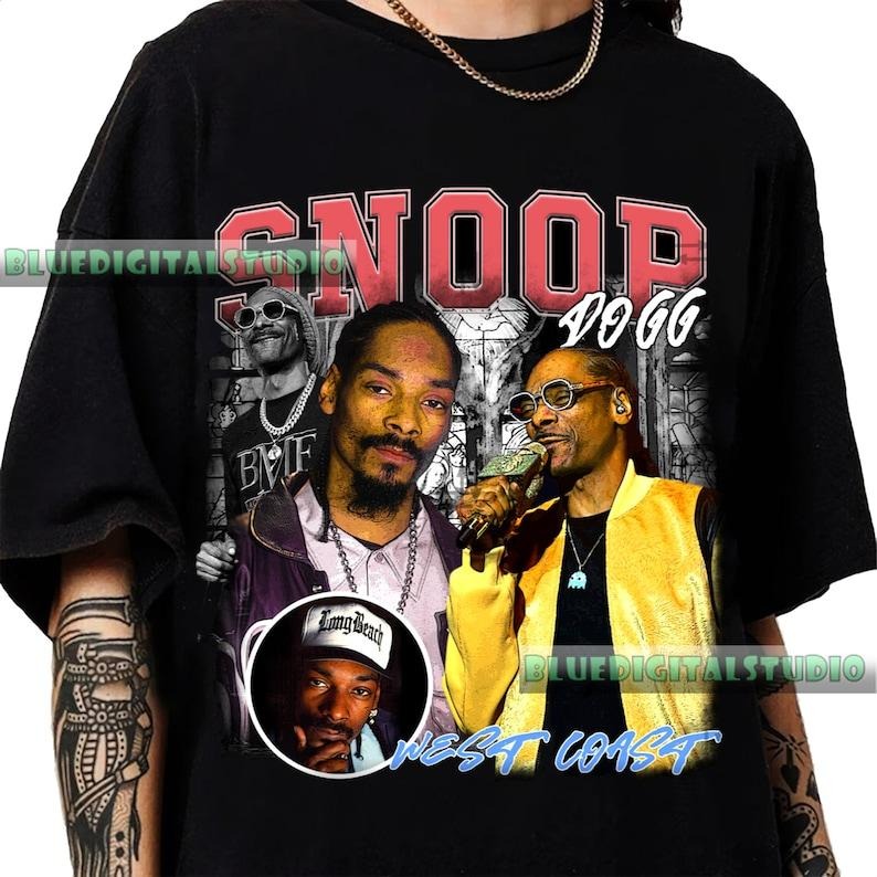 Snoop Dogg Bootleg Shirt, Vintage 90s Snoop Dogg Shirt, Snoop Rap Graphic Retro Shirt, Hip Hop Tee, Rapper Fan Gift, Gift...