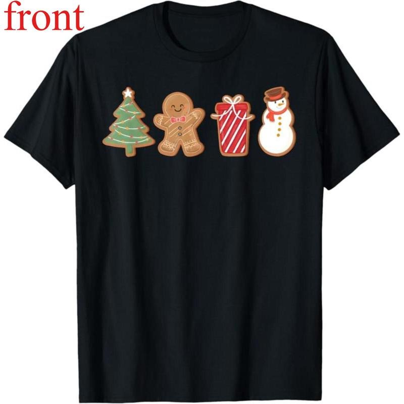 Snowman Gingerbread Merry Christmas Xmas Tree Family Men T-Shirt Hoodie, Sweatshirt | HypeCrazeTee.com