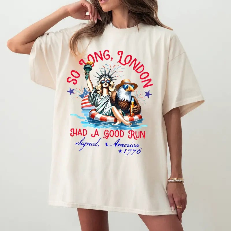 So Long London 4th of July T-shirt, Sweatshirt Hoodie | HypeCrazeTee.com
