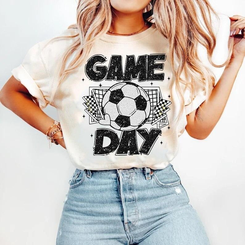 Soccer Game Day, Coquette  Shirt, Soccer Mama,  Mom , , Game Day Tshirt Hoodie, Sweatshirt | HypeCrazeTee.com