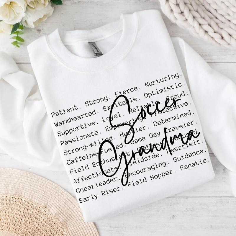 Soccer Grandma DTF Transfers - THIS IS NOT A SHIRT Hoodie, Sweatshirt | HypeCrazeTee.com