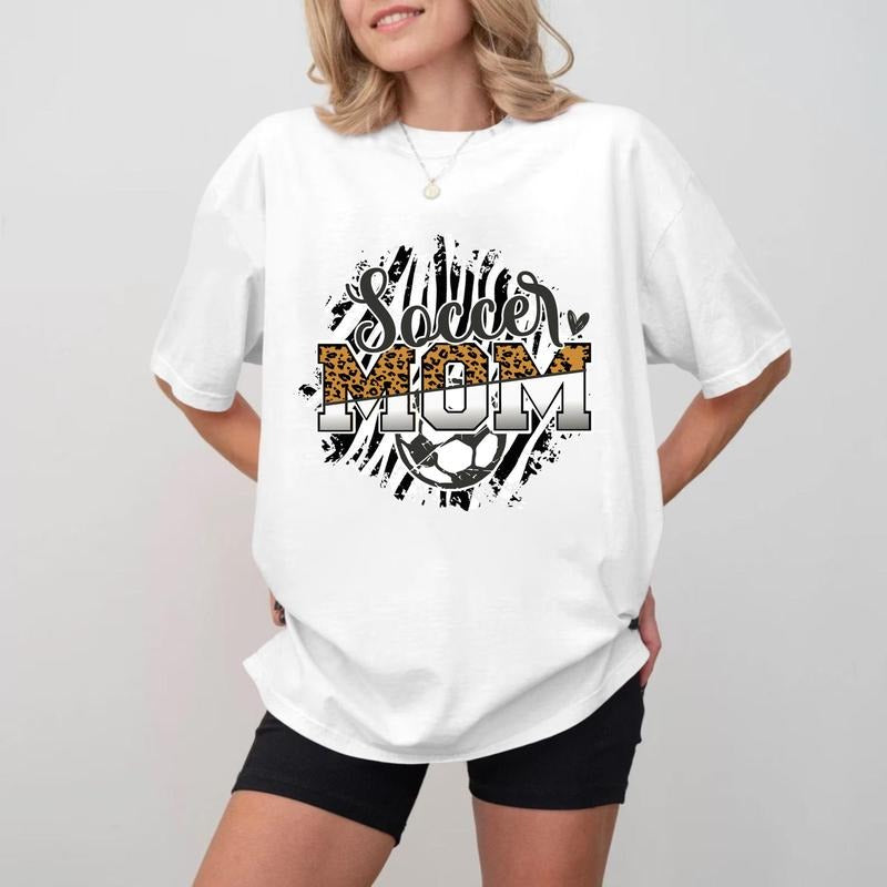 Soccer MOM Vintage Cotton Crewneck, Unisex Soft Cotton Shirt Hoodie, Sweatshirt | HypeCrazeTee.com
