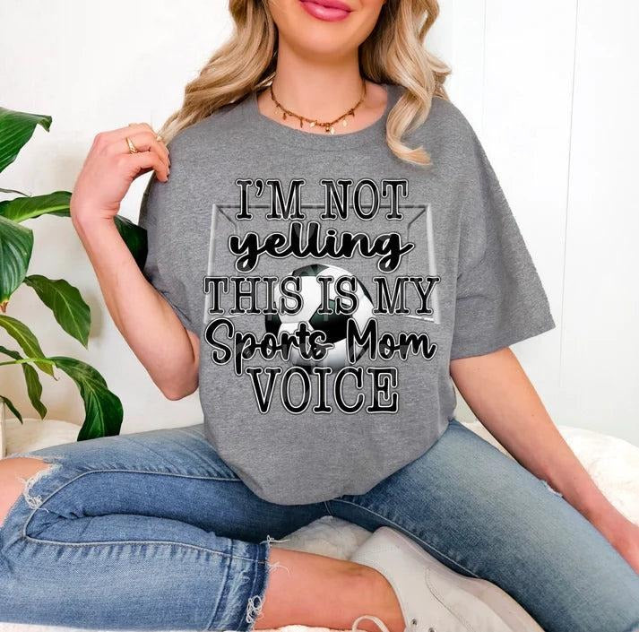 Soccer Sports Mom Voice DTF Transfers - THIS IS NOT A SHIRT Hoodie, Sweatshirt | HypeCrazeTee.com