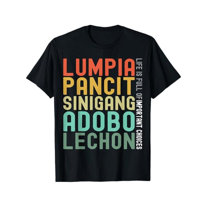 Soft & Breathable Cotton Filipino Food-Inspired T-Shirt