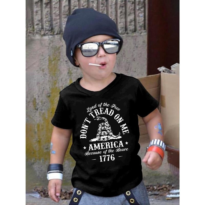 Soft Cotton Boys' T-Shirt with Cool Slogan Print