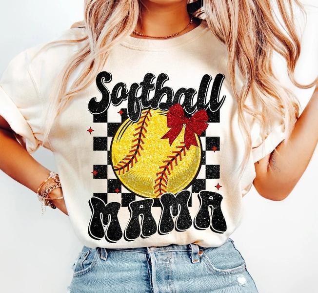 Softball Mama DTF Transfers - THIS IS NOT A SHIRT Hoodie, Sweatshirt | HypeCrazeTee.com