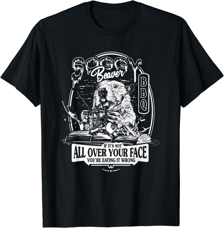 Soggy Beaver BBQ If It's Not All Over Your Face T-Shirt Hoodie, Sweatshirt | HypeCrazeTee.com