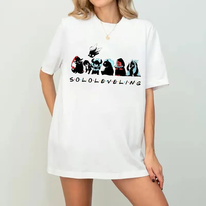 Solo Leveling God Statue Tshirt, Gift For Him, Gift For Her, Anime Lover Tshirt Hoodie, Sweatshirt | HypeCrazeTee.com