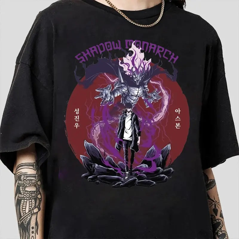 Solo Leveling Shirt Solo Leveling Sweatshirt Sung Jinwoo Shirt Korean Guilds Manhwa Shirtmanga Shirt Webtoon Shirt Unisex...