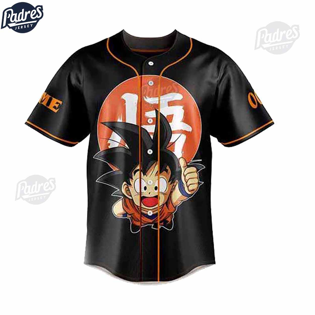 Son Goku Kid Black Baseball Jersey Unique - Dragon Ball Z - Padres Jersey Oasis: Elevate Your Baseball Style Game