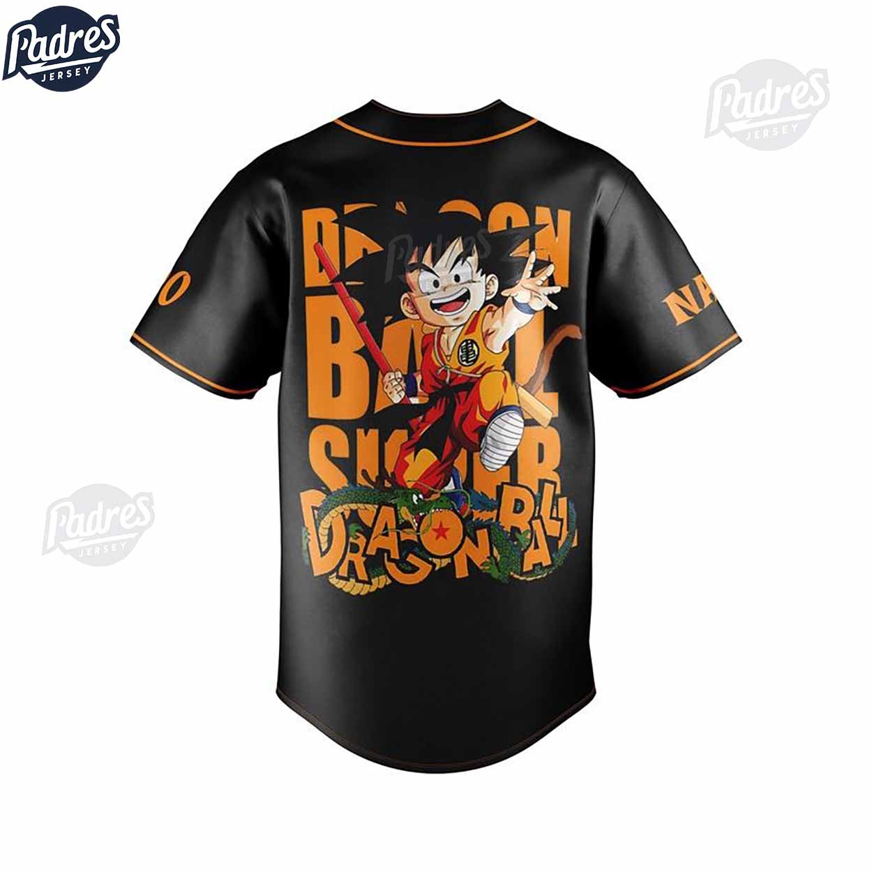 Son Goku Kid Black Baseball Jersey Unique - Dragon Ball Z - Padres Jersey Oasis: Elevate Your Baseball Style Game
