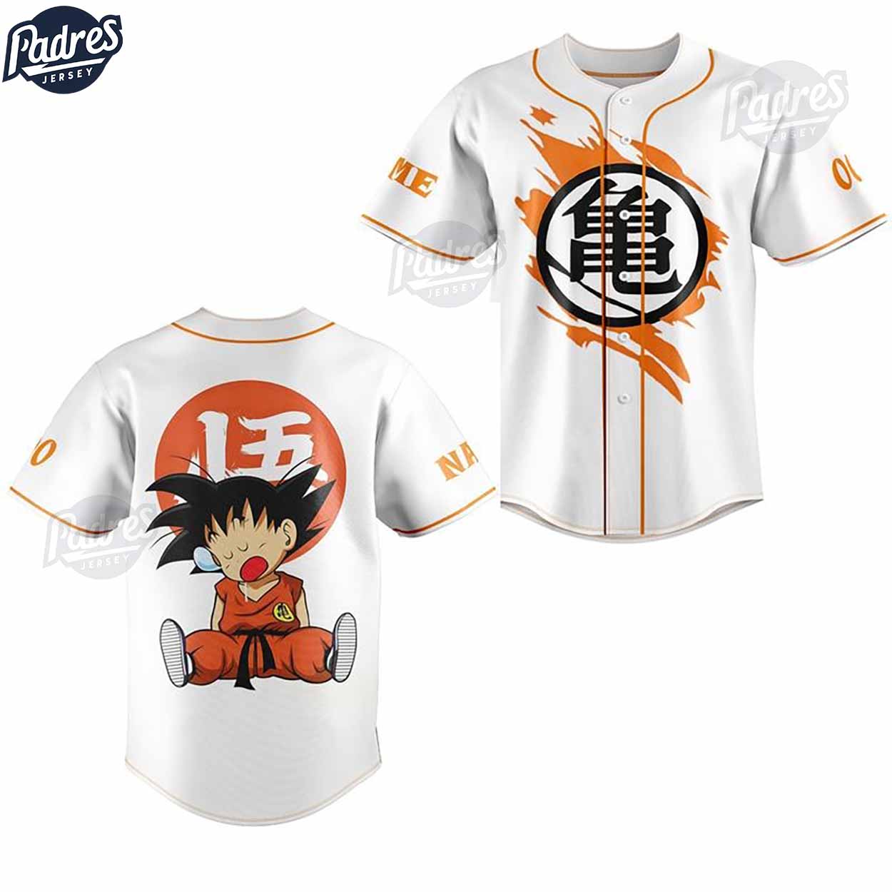 Son Goku Kid Sleeping Baseball Jersey Limited - Dragon Ball Z - Padres Jersey Oasis: Elevate Your Baseball Style Game