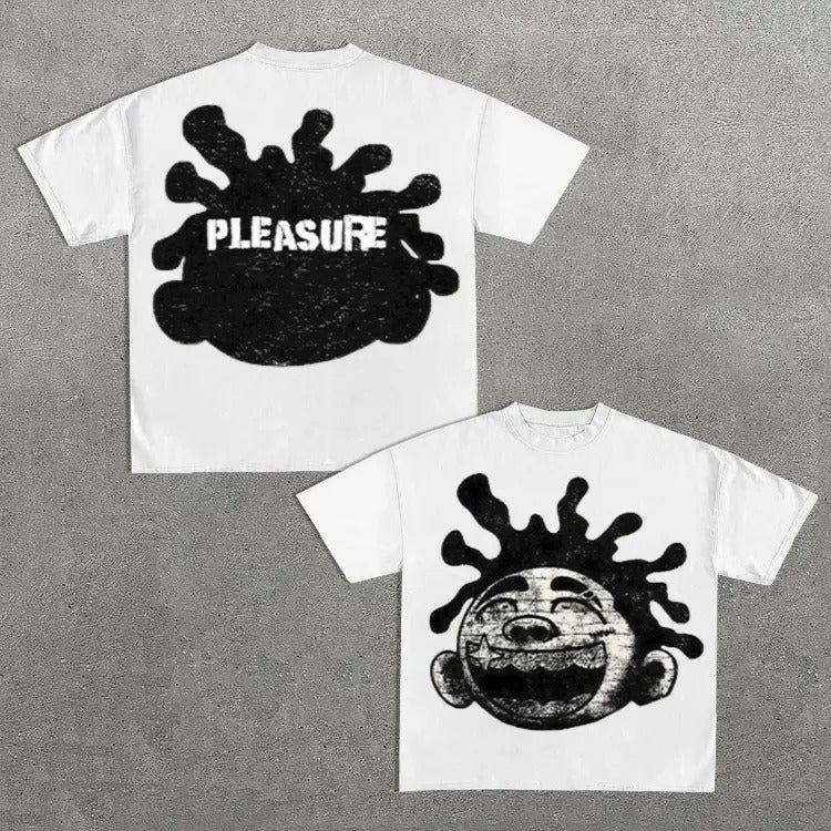 Sopula Pleasure Emotion Big Face Graphic Graphic Cotton T-Shirt Hoodie, Sweatshirt | HypeCrazeTee.com