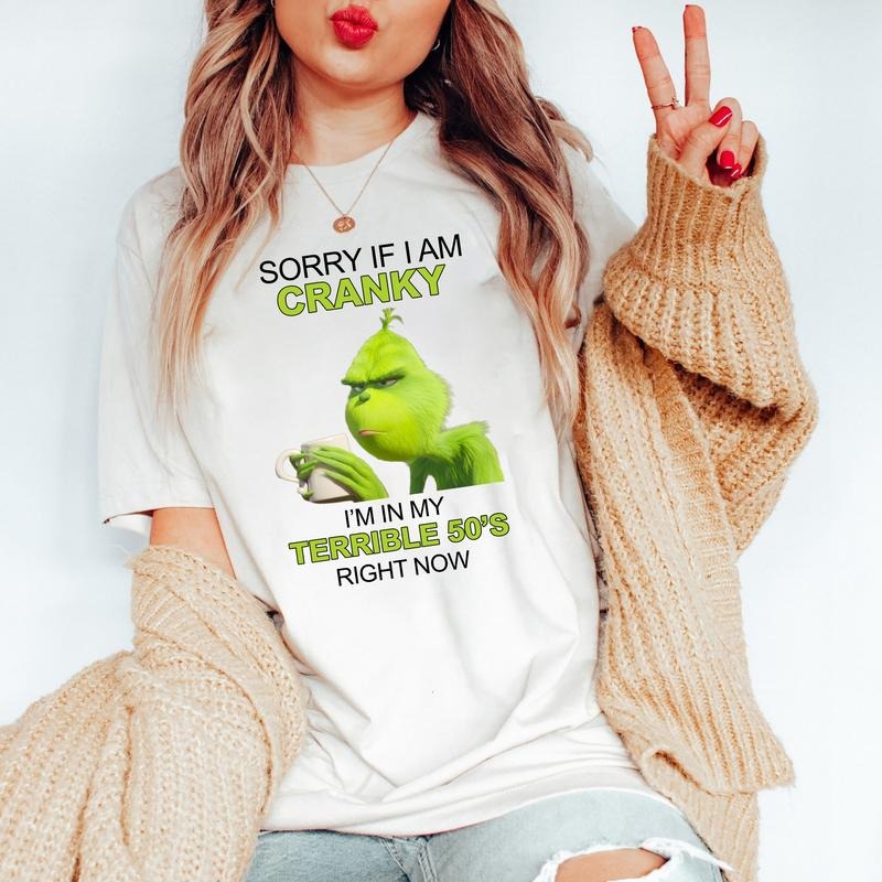 Sorry if I am Cranky I'm In My Terrible 50's right now Shirt, Funny Gen X Shirt, Cranky 50's Sweatshirt, Funny 50's...