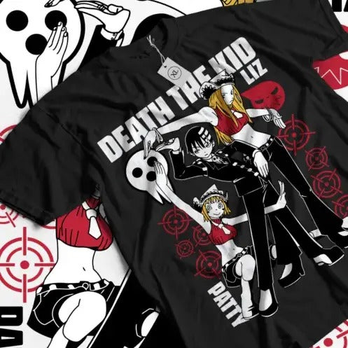 Soul Eater T-Shirt Death the Kid Japanese Anime Black Star Gift Shirt All Size Hoodie, Sweatshirt | HypeCrazeTee.com