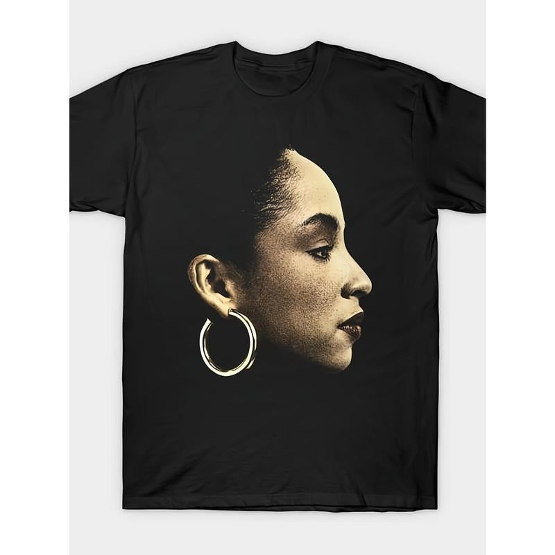Soul Sade T-Shirt Trendy Loose Design Anime Print Pure Cotton Retro Round Neck Women'S Short Sleeved T-Shirt Hoodie,...