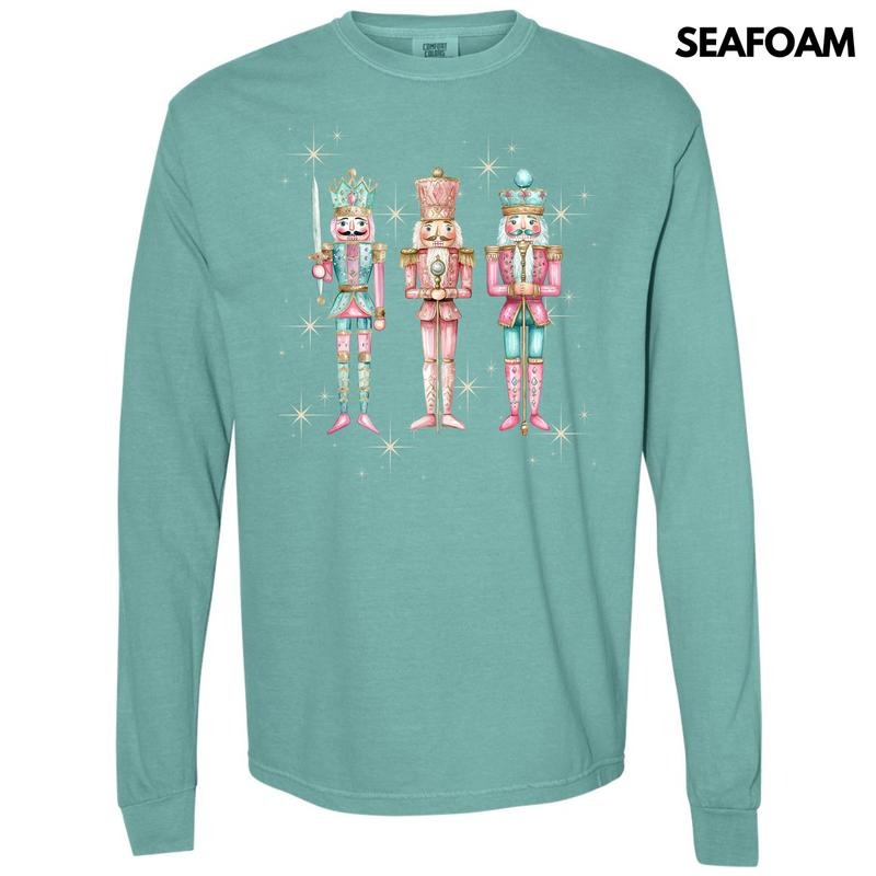 Sparkle Nutcracker Trio Long Sleeve Comfort Colors T-Shirt 'NLB' Hoodie, Sweatshirt | HypeCrazeTee.com