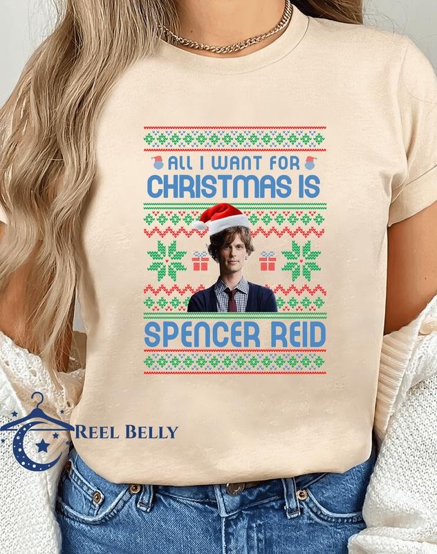 Spencer Reid  Xmas T Shirt Hoodie, Sweatshirt | HypeCrazeTee.com