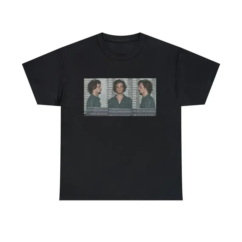 Spencer Reid Mugshot t shirt Criminal Minds TV Series Tee Hoodie, Sweatshirt | HypeCrazeTee.com