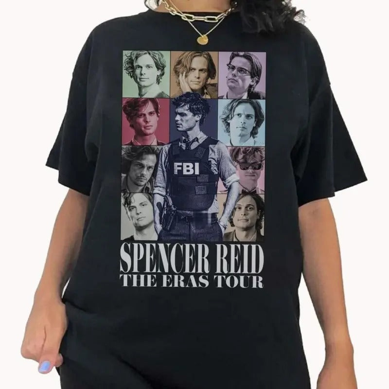 Spencer Reid Shirt, Dr Spencer Reid Criminal Minds Shirt, Criminal Minds Merch, Matthew Gray Gubler Shirt, Trendy...