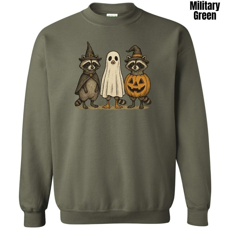 Spooky Cute Raccoons Sweatshirt 'NLB' T-Shirts, Hoodie | HypeCrazeTee.com