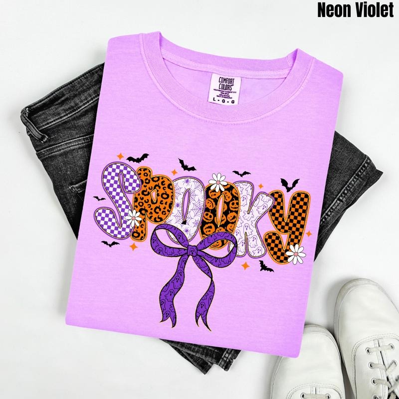 Spooky Mix Coquette Comfort Colors T-Shirt 'NLB' Hoodie, Sweatshirt | HypeCrazeTee.com