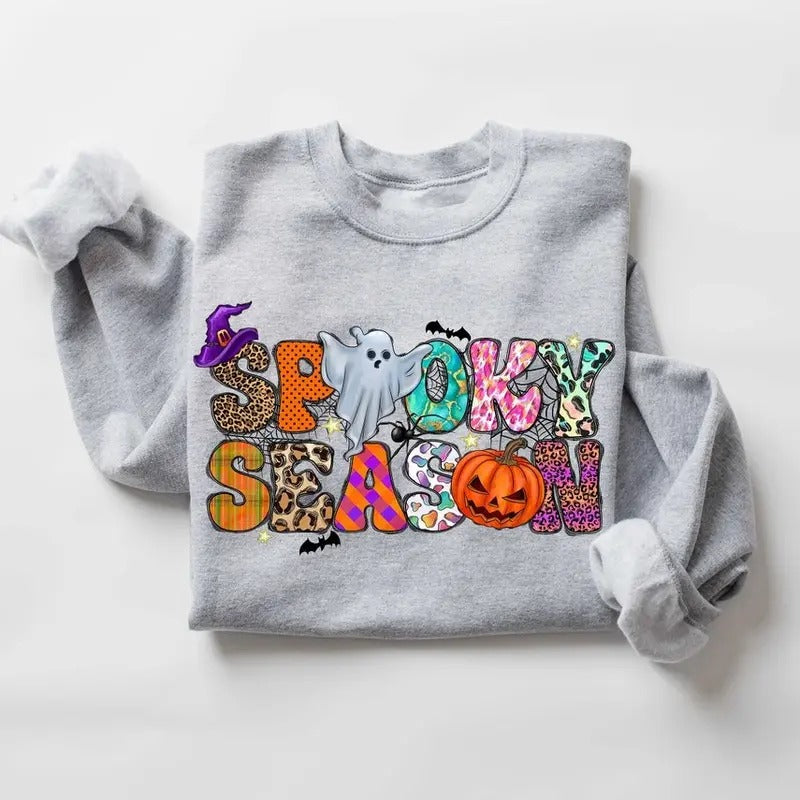 Spooky Season Ghost Adorable Ghost Halloween Favorite Ghost Themed Halloween Spooky Season Shirt T-Shirts, Hoodie, Sweatshirt