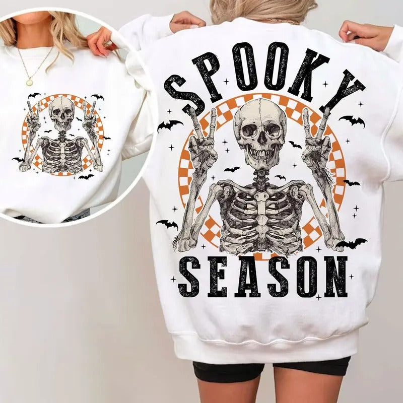 Spooky Season Sweatshirt, Halloween Shirt, Happy Halloween, Halloween Gift, Halloween 2024,  Retro Halloween shirt Hoodie