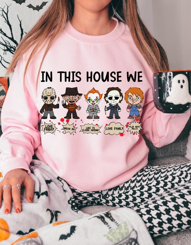Spooky Squad Sweater | Funny Halloween Shirt Hoodie, Sweatshirt | HypeCrazeTee.com