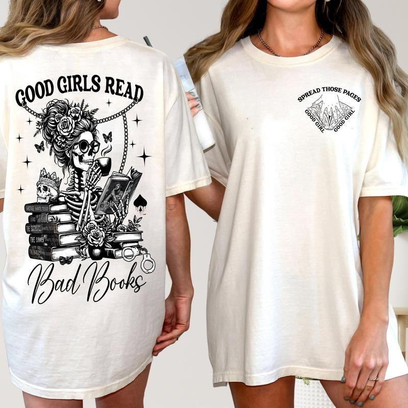 Spread Those Pages T-Shirt, Good Girls Read Bad Books Sweatshirt, The LORDS Series Book Hoodie, Dark Romance Merch, Smut...
